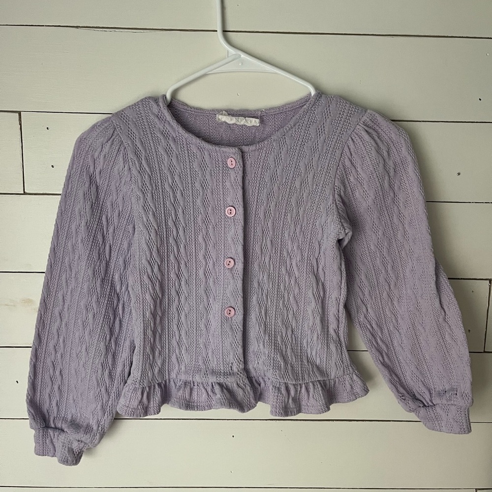 Sadie & Sage Lavender Knit Sweater
